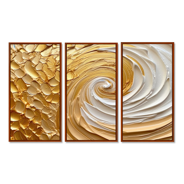Gold Eternal Swirl I - Multi-Panels