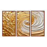 Gold Eternal Swirl I - Multi-Panels