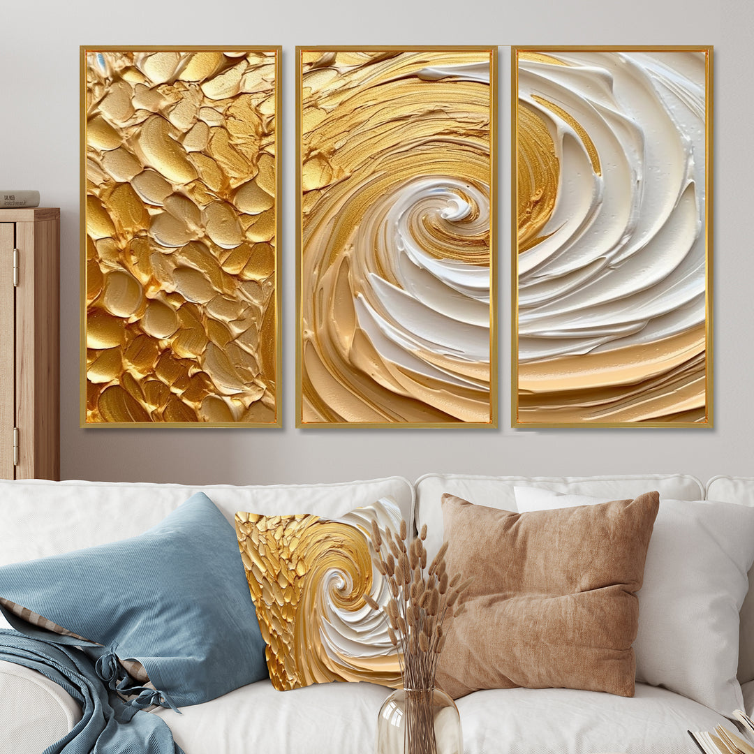 Gold Eternal Swirl I - Multi-Panels
