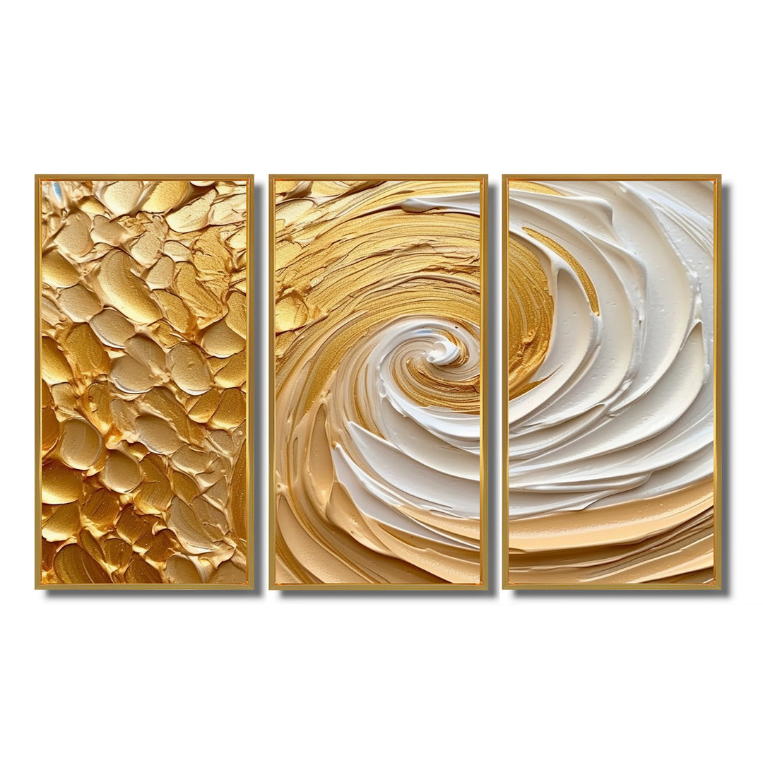 Gold Eternal Swirl I - Multi-Panels