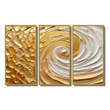 Gold Eternal Swirl I - Multi-Panels