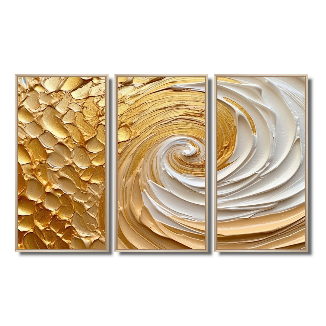 Gold Eternal Swirl I - Multi-Panels