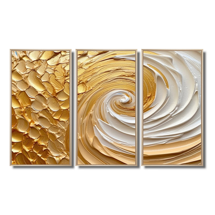 Gold Eternal Swirl I - Multi-Panels
