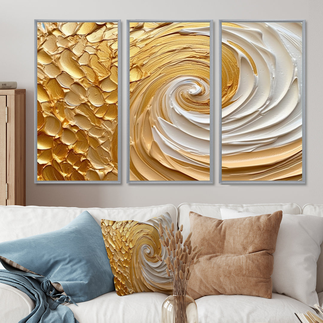Gold Eternal Swirl I - Multi-Panels