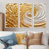 Gold Eternal Swirl I - Multi-Panels