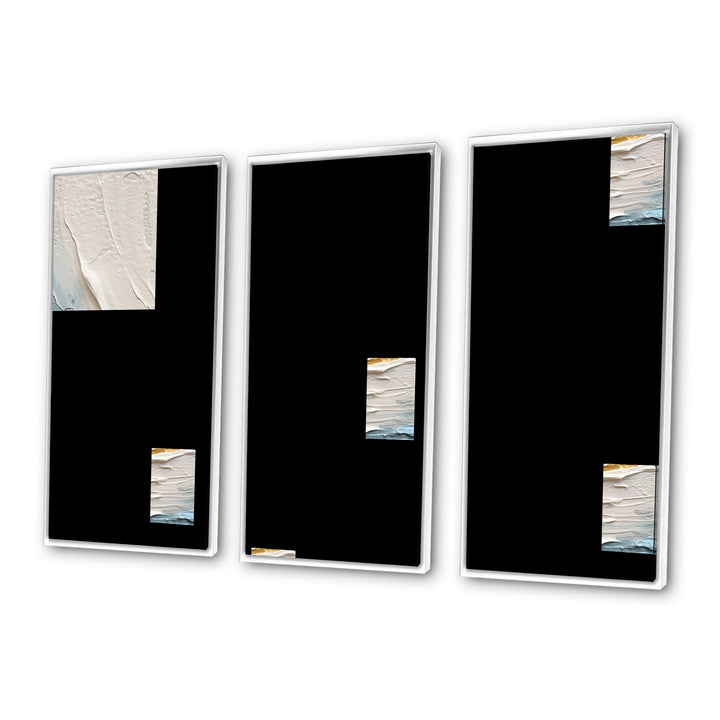 Gold and Blue Vibrant Spirals II - Multi-Panels