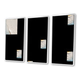 Gold and Blue Vibrant Spirals II - Multi-Panels