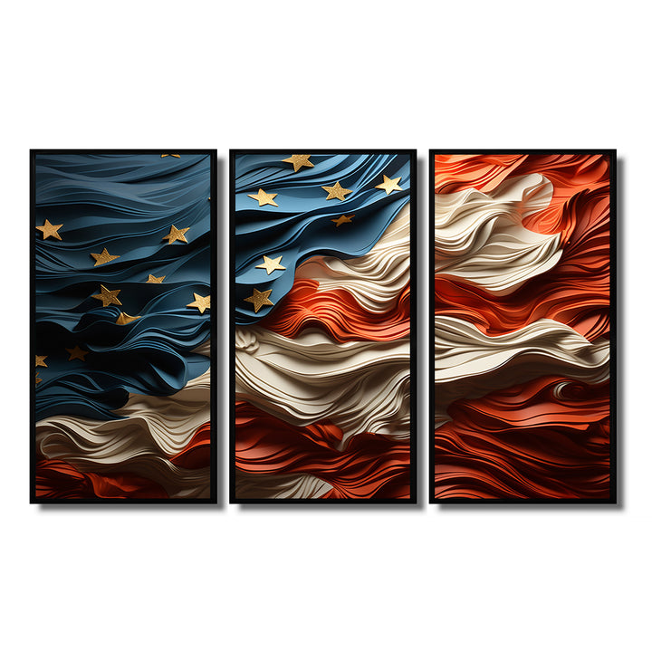 Modern USA Flag II - Multi-Panels