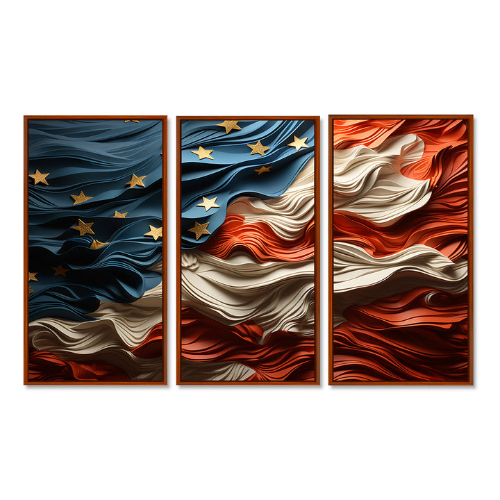 Modern USA Flag II - Multi-Panels