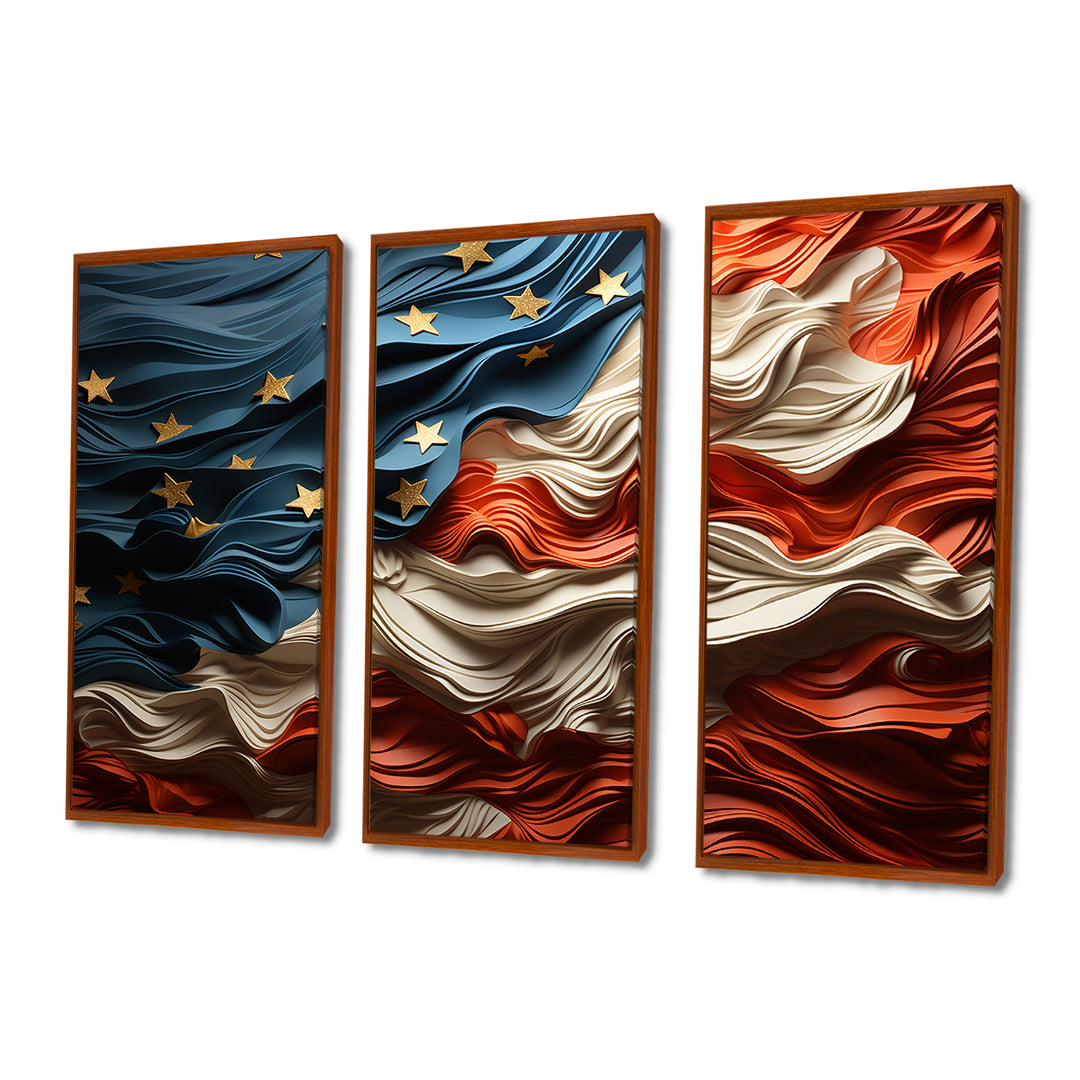 Modern USA Flag II - Multi-Panels