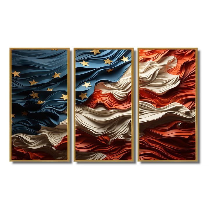 Modern USA Flag II - Multi-Panels