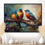 Feathered Elegance I - Animals Canvas Wall Art