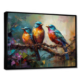 Feathered Elegance I - Animals Canvas Wall Art