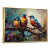 Feathered Elegance I - Animals Canvas Wall Art