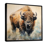 Buffalo Majesty - Animals Canvas Wall Art