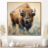 Buffalo Majesty - Animals Canvas Wall Art