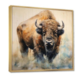 Buffalo Majesty - Animals Canvas Wall Art