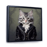 Elegant Whiskers - Cat Bedroom Wall Art