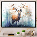 Woodland Wanderers - Animals Canvas Wall Art