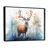 Woodland Wanderers - Animals Canvas Wall Art