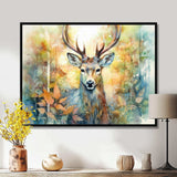 Deer Wonderers I - Animals Canvas Wall Art