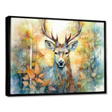 Deer Wonderers I - Animals Canvas Wall Art