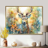 Deer Wonderers I - Animals Canvas Wall Art