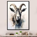 Goat Grazers - Animals Canvas Wall Art