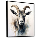 Goat Grazers - Animals Canvas Wall Art