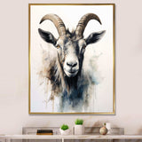 Goat Grazers - Animals Canvas Wall Art