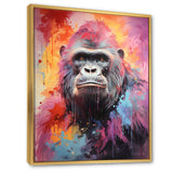 Pink Black Popart Gorilla - Gorilla Wall Art Prints