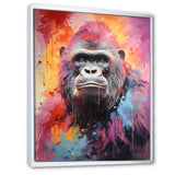 Pink Black Popart Gorilla - Gorilla Wall Art Prints