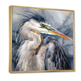 Heron Waterbird II - Animals Canvas Wall Art