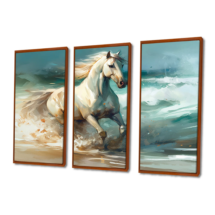 Horse On The Beach II - Multi-Panels