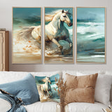 Horse On The Beach II - Multi-Panels