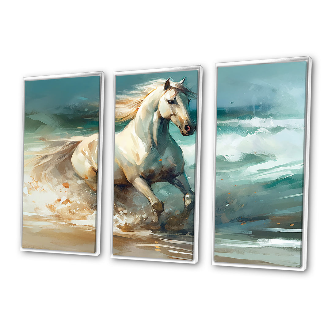 Horse On The Beach II - Multi-Panels