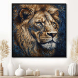 Majestic Lion III - Animals Canvas Wall Art