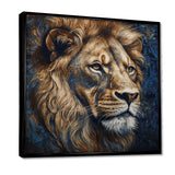 Majestic Lion III - Animals Canvas Wall Art