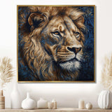 Majestic Lion III - Animals Canvas Wall Art