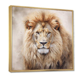 Fierce Lion II - Animals Canvas Wall Art