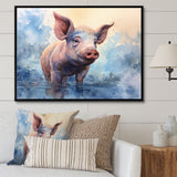 Sweet Piglets - Pig Canvas Wall Art
