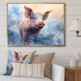 Sweet Piglets - Pig Canvas Wall Art