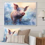 Sweet Piglets - Pig Canvas Wall Art