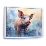 Sweet Piglets - Pig Canvas Wall Art