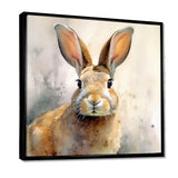 Sweet Rabbit II - Animals Canvas Wall Art