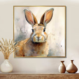 Sweet Rabbit II - Animals Canvas Wall Art