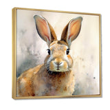 Sweet Rabbit II - Animals Canvas Wall Art