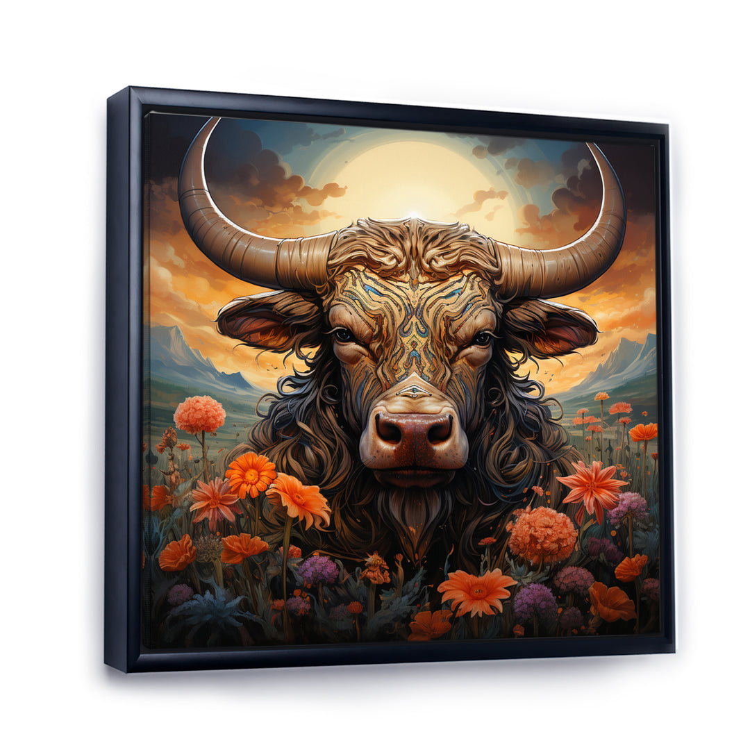 Buffalo At Sunrise - Buffalo Wall Decor