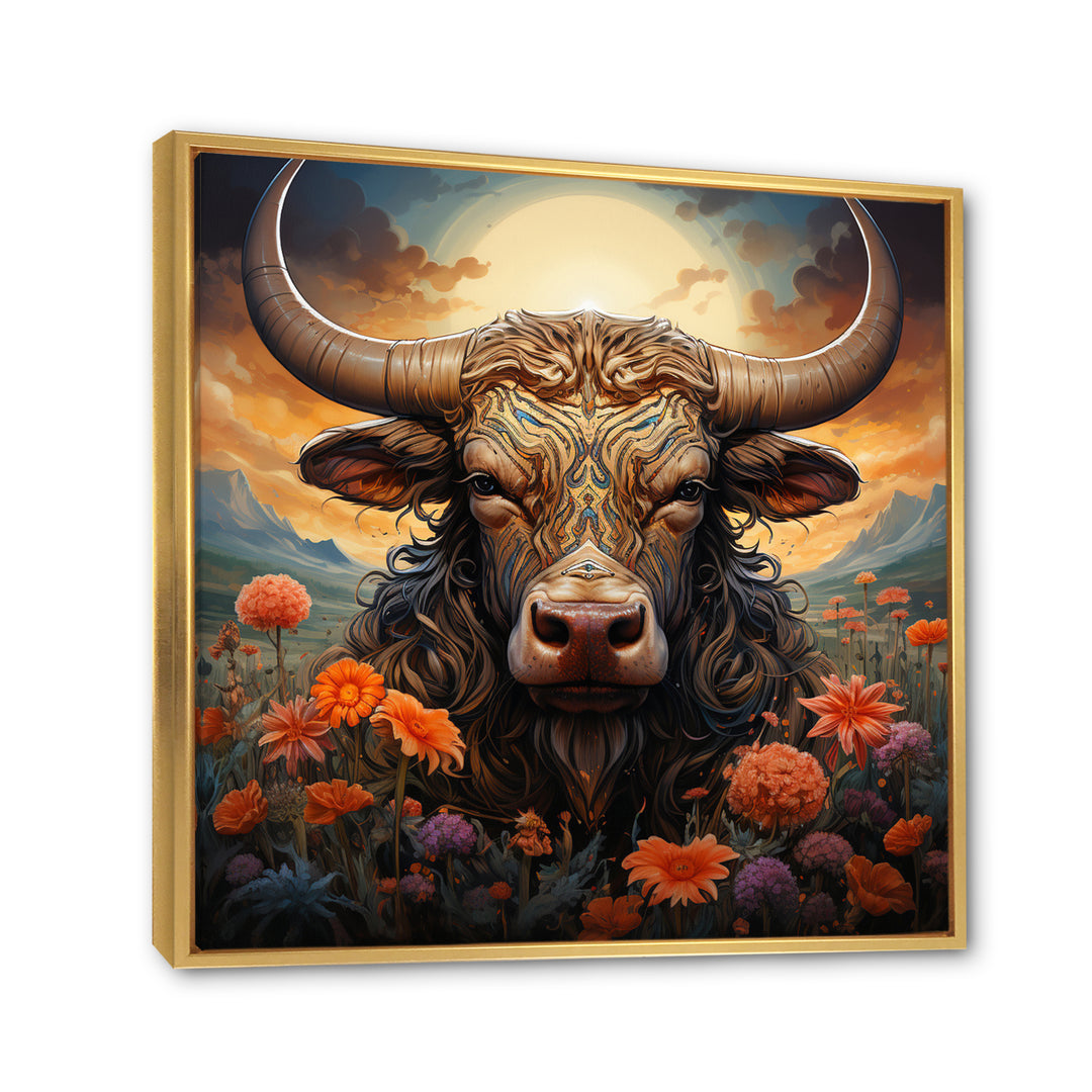 Buffalo At Sunrise - Buffalo Wall Decor