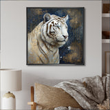 Majestic White Tiger - Tiger Wall Art Prints